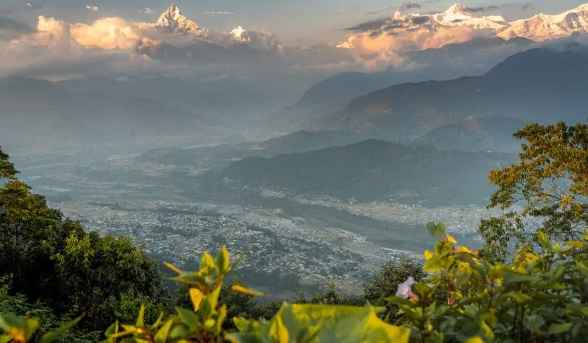 Sarangkot Sunrise over the Himalayas