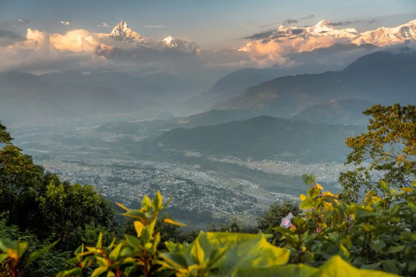 Sarangkot Sunrise over the Himalayas